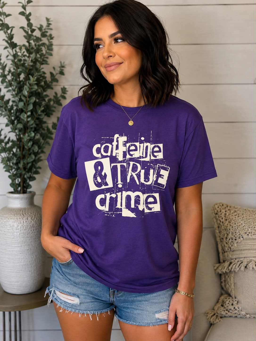 Caffeine & True Crime T-shirt
