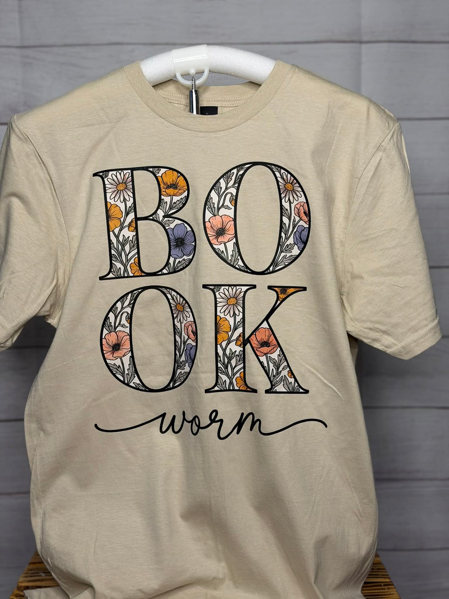 Book Worm Floral T-shirt