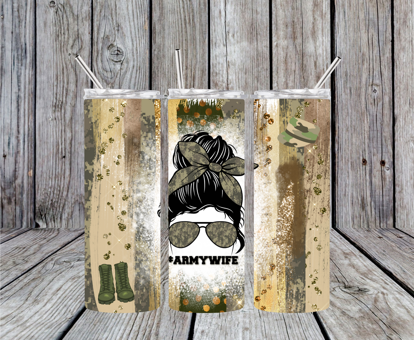 Army Wife Tumbler