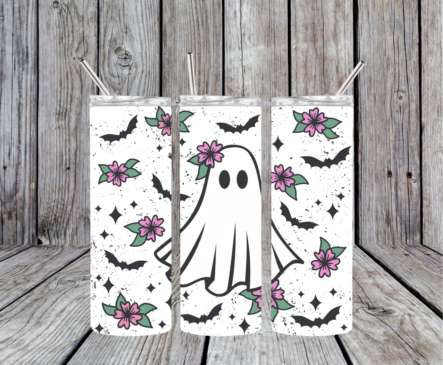Ghost And Bats Tumbler