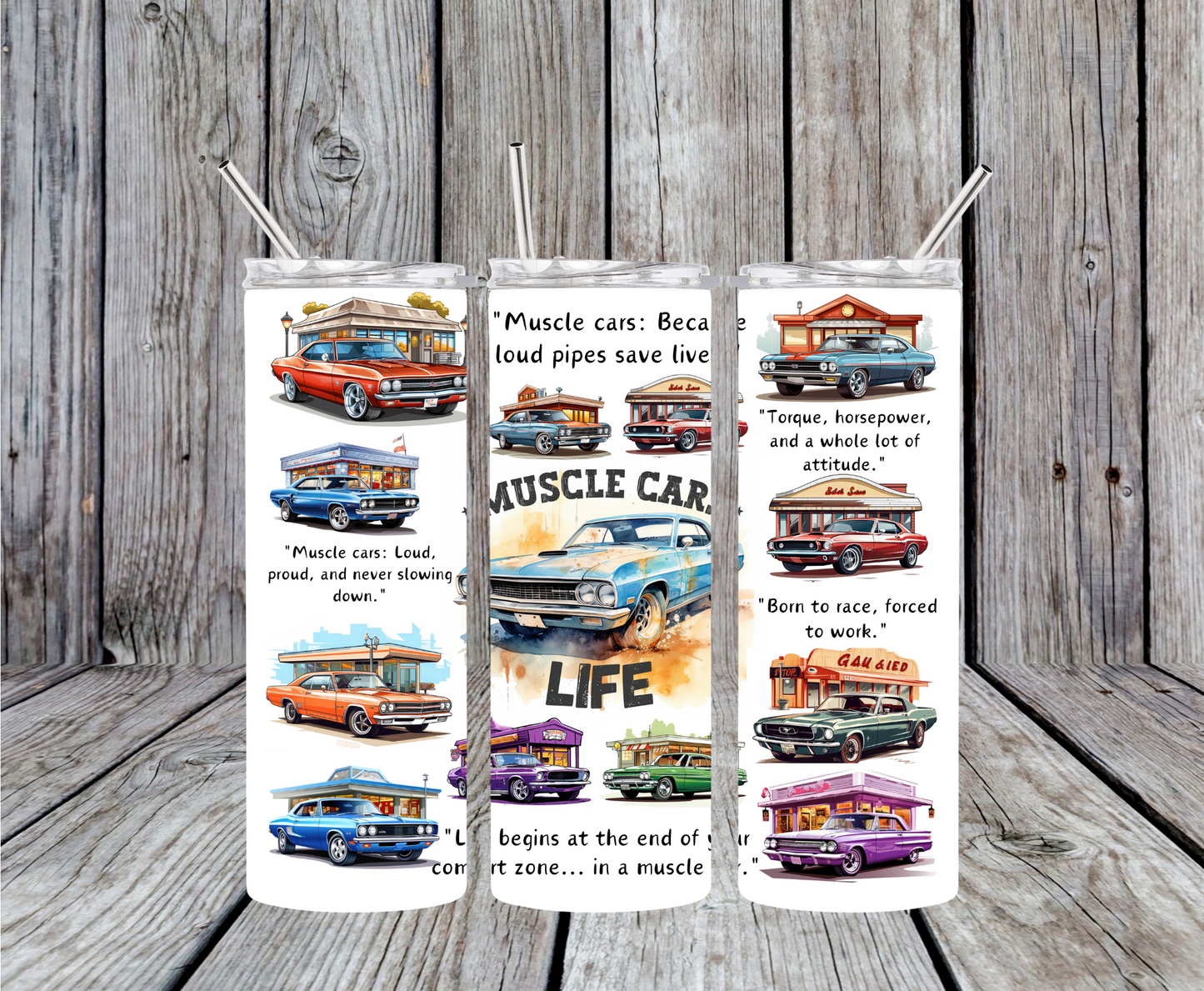 Muscle Car Tumbler