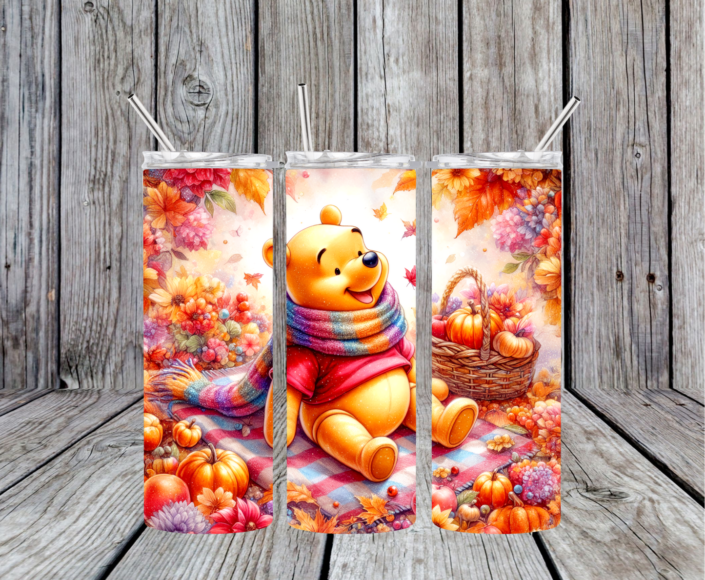 Pooh Fall Tumbler