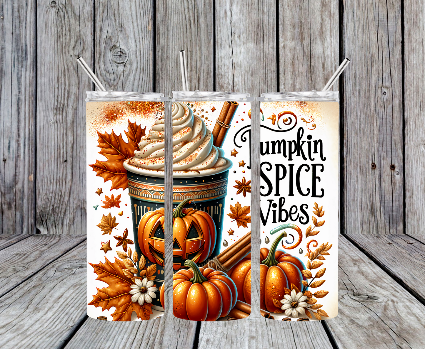 Pumpkin Spice Vibes Tumbler
