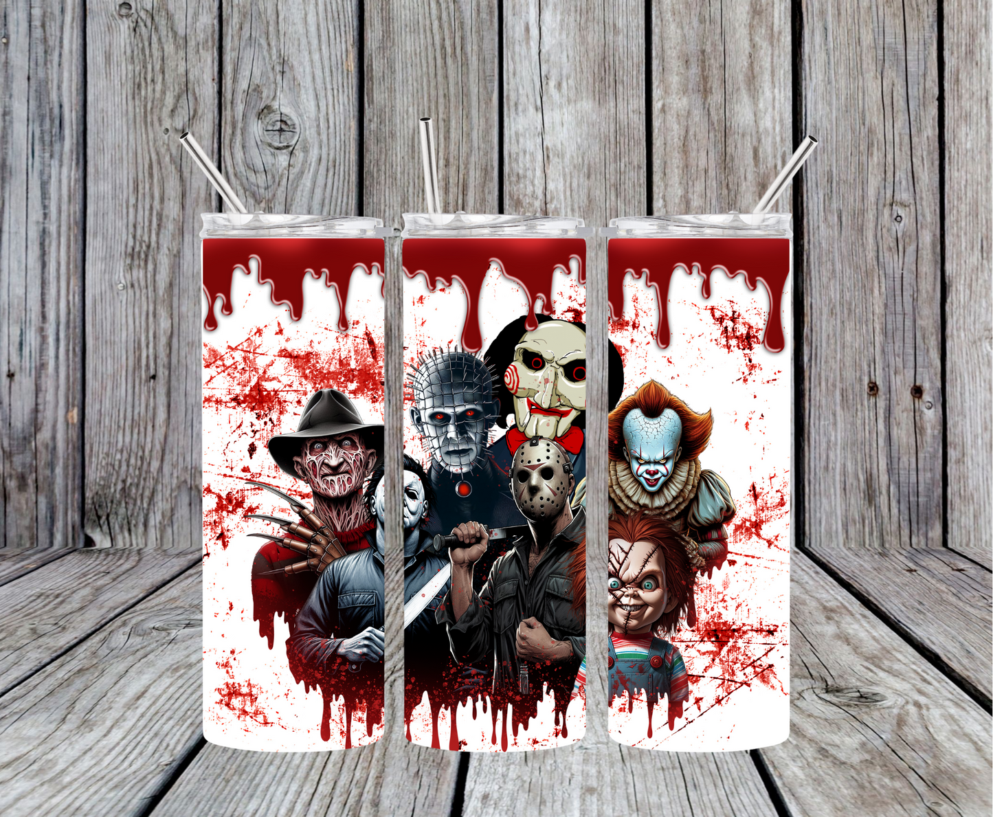 Scary Movie Character Tumbler