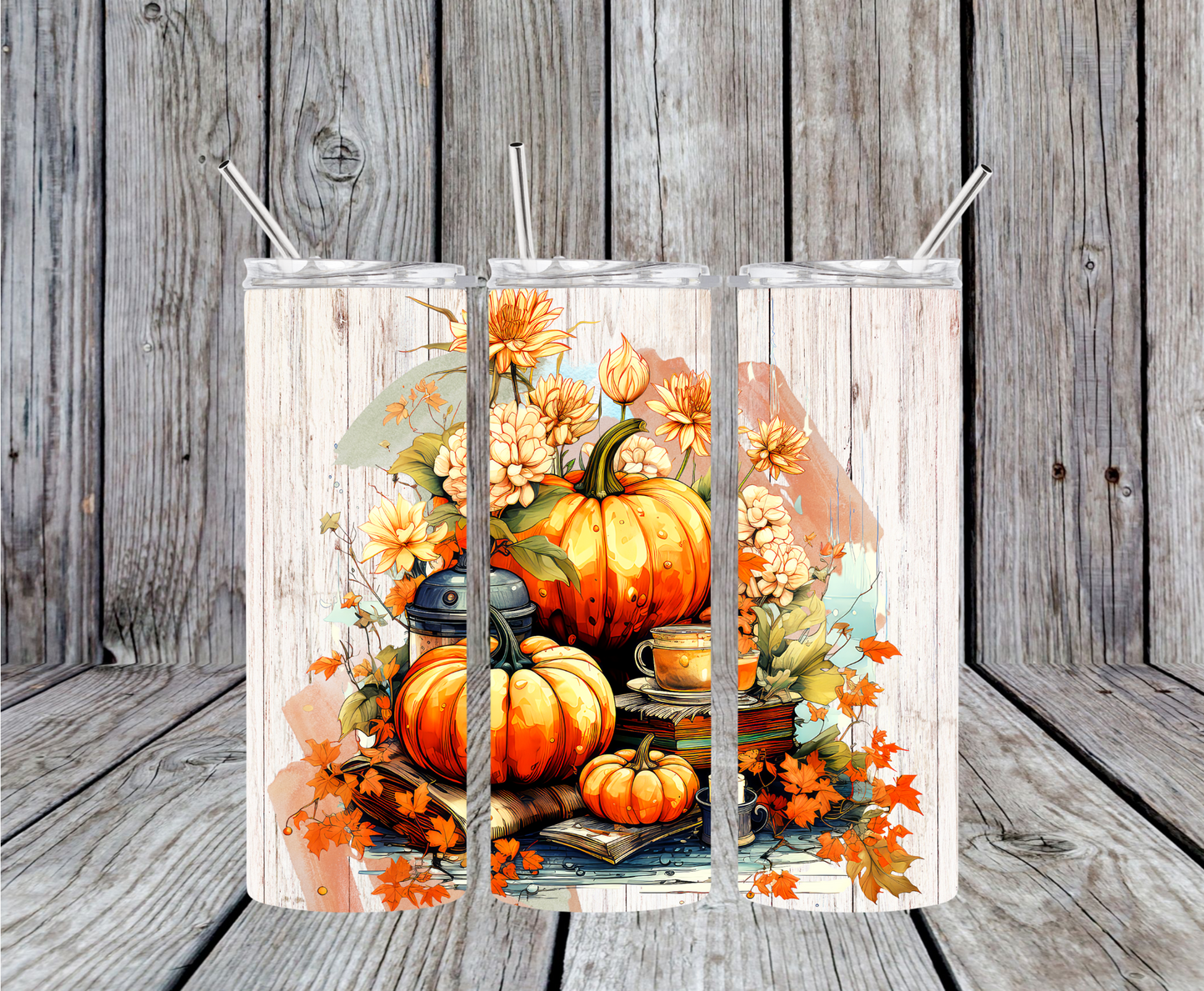 Rustic Pumpkin Tumbler