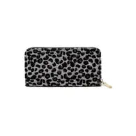 Leopard Animal Print Gray Wallet