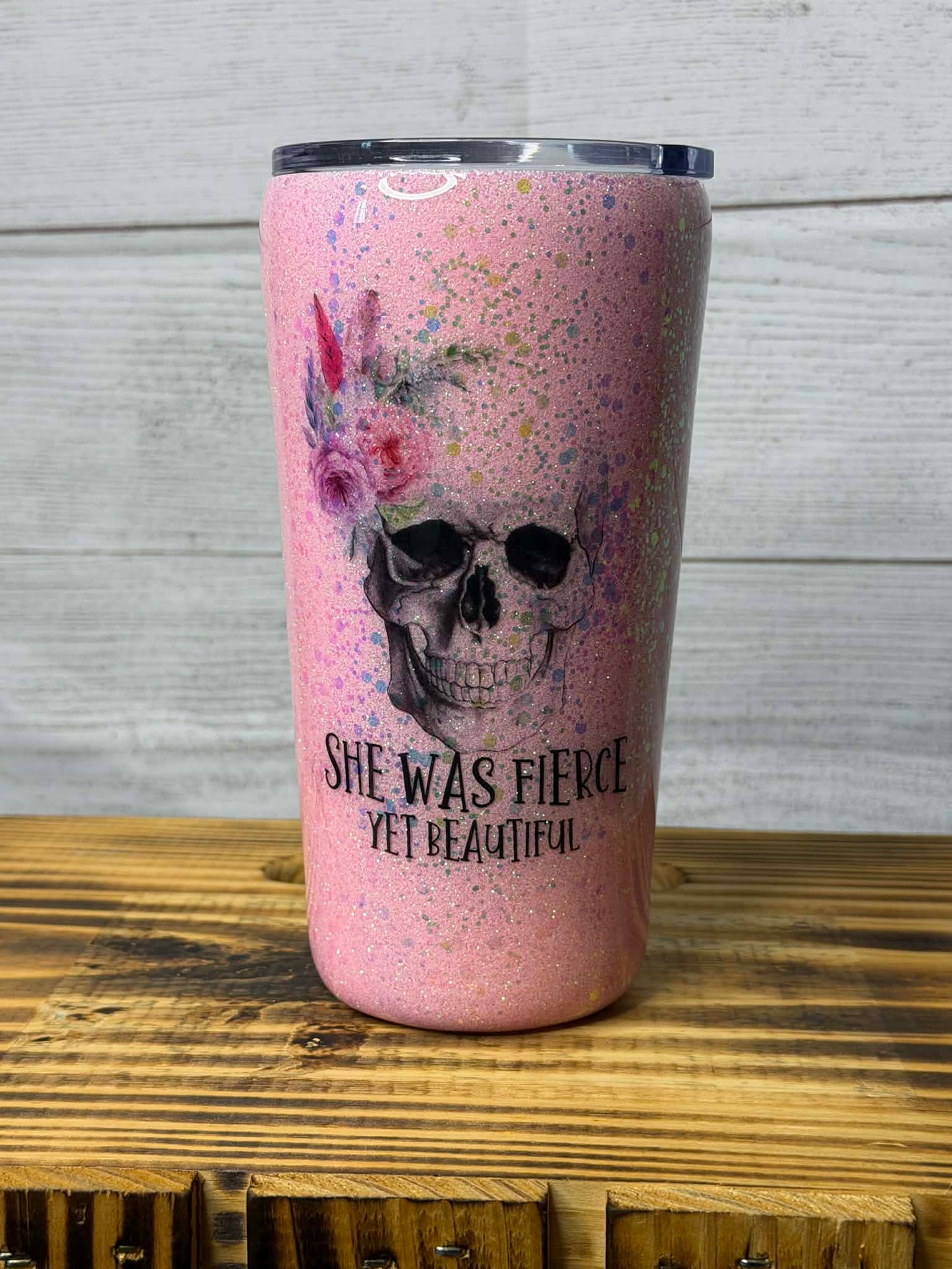 She Was Fierce Yet Beautiful Epoxy Tumbler