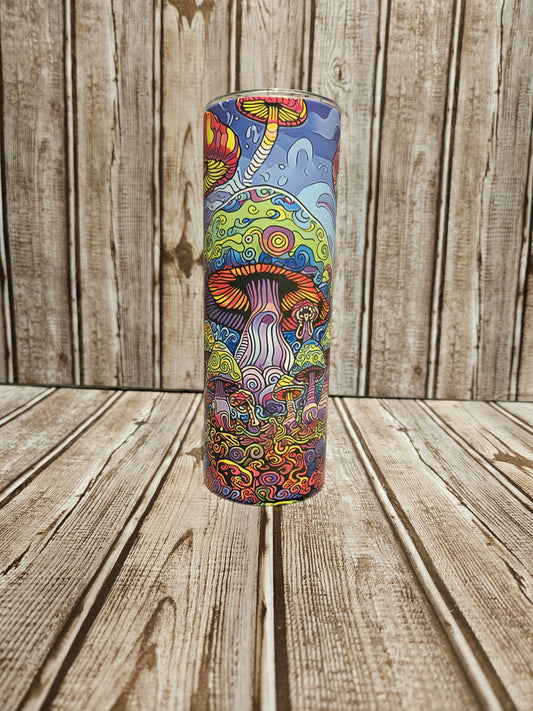 Colorful Mushroom Tumbler