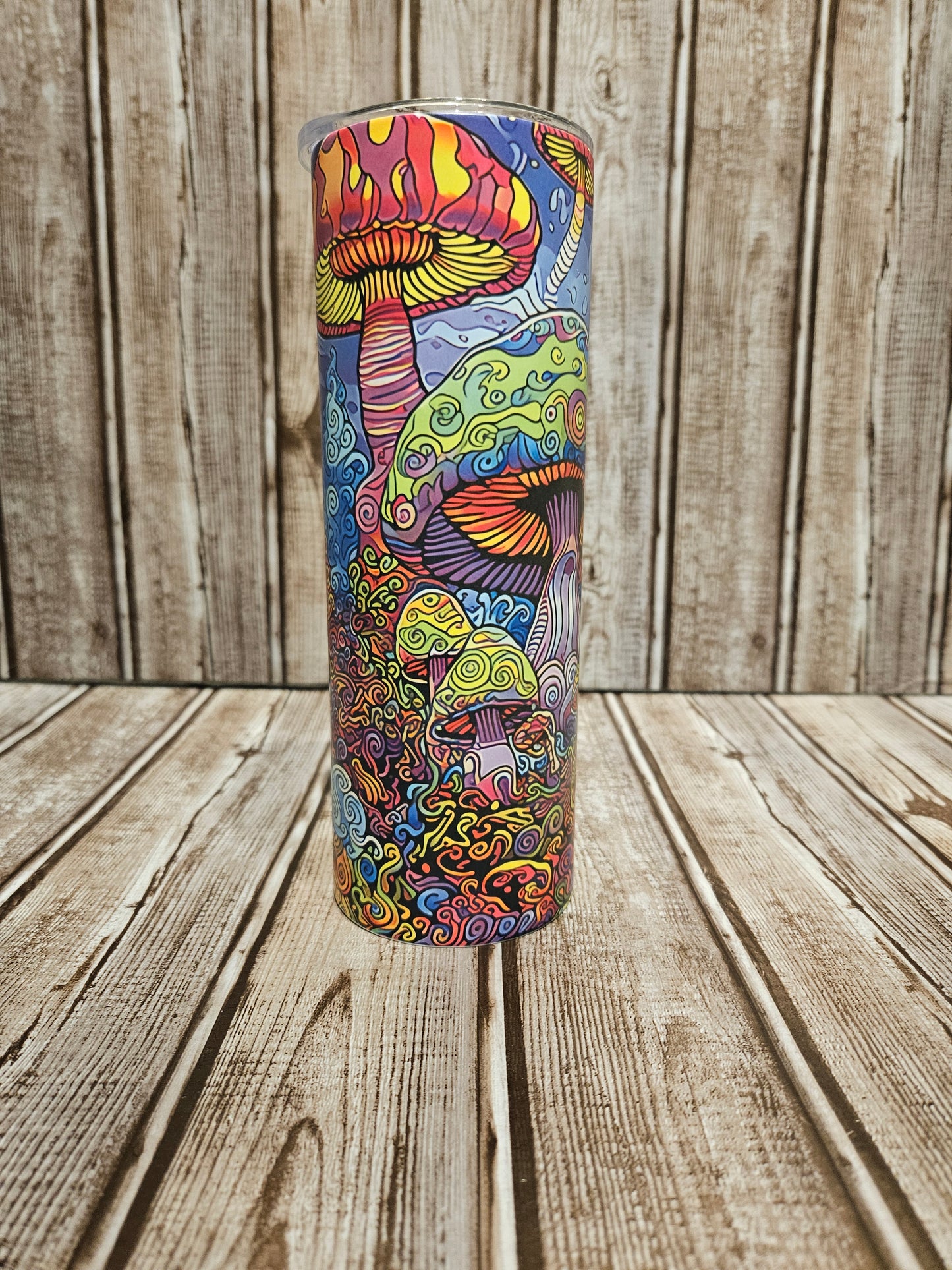 Colorful Mushroom Tumbler