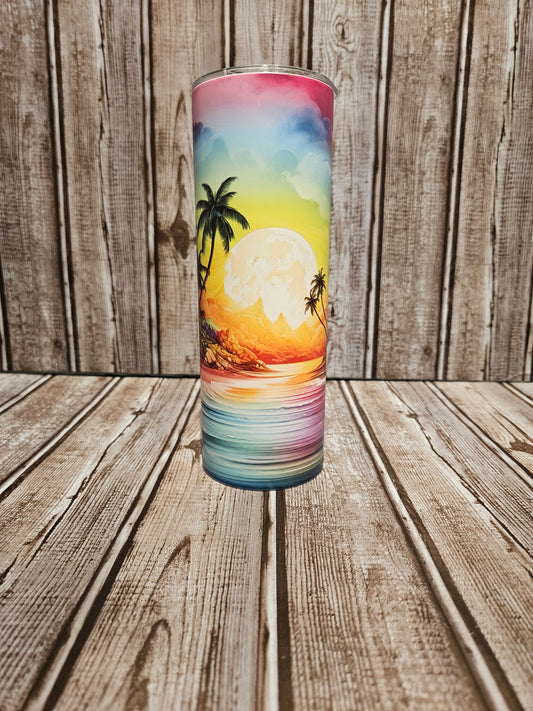 Sun Set Beach Tumbler