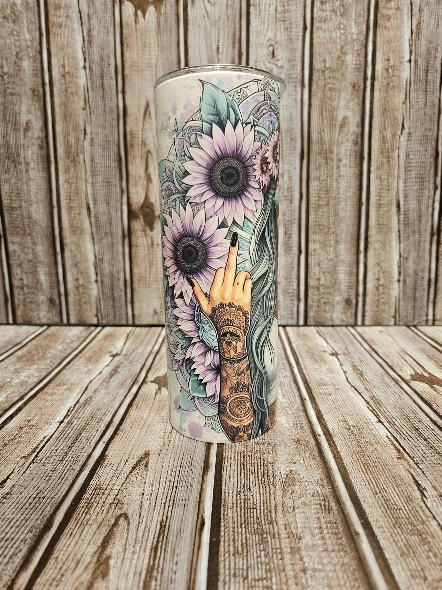 Hippie Chick Coffee Tumbler