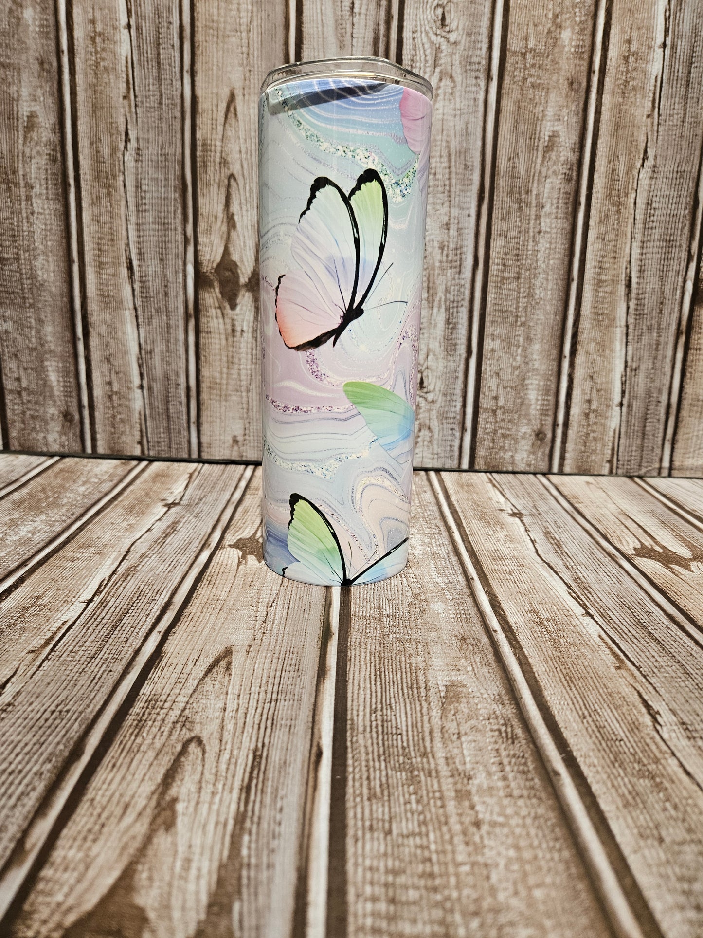 Butterfly Swirl Tumbler