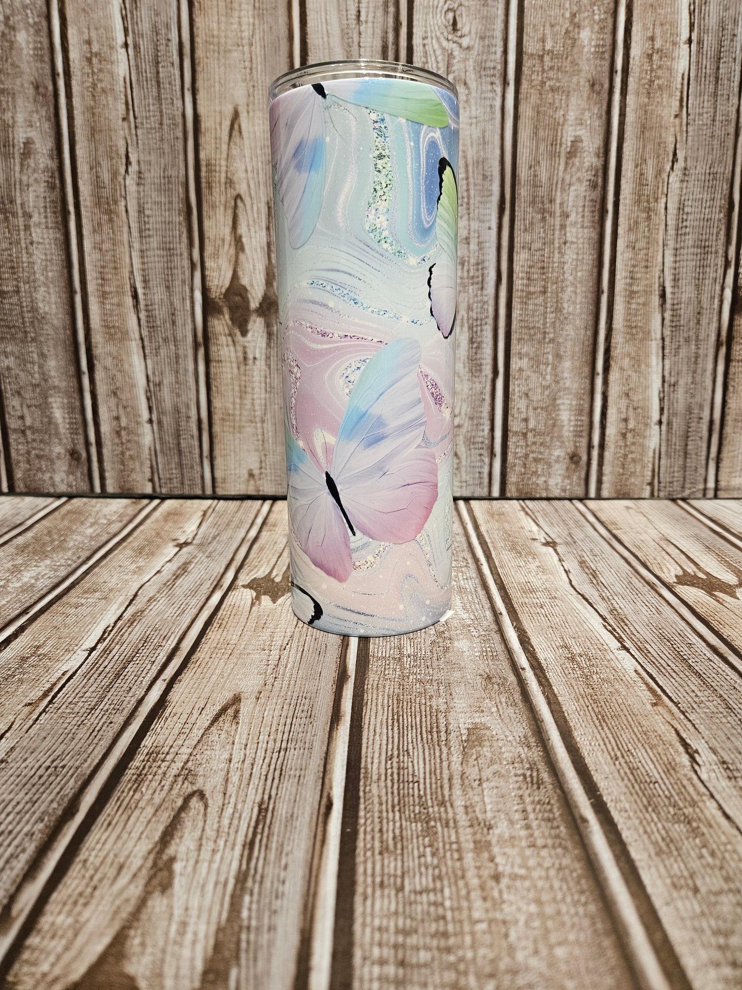 Butterfly Swirl Tumbler