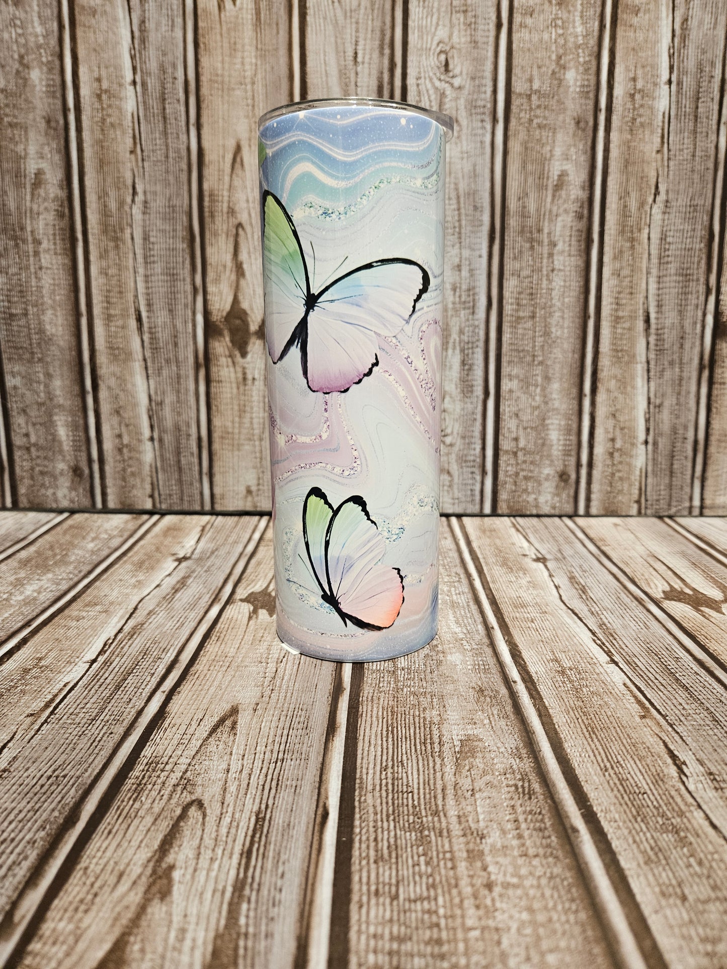 Butterfly Swirl Tumbler