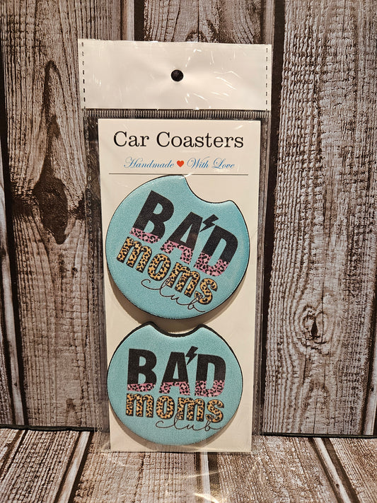 Bad Moms Club Car Coaster Set