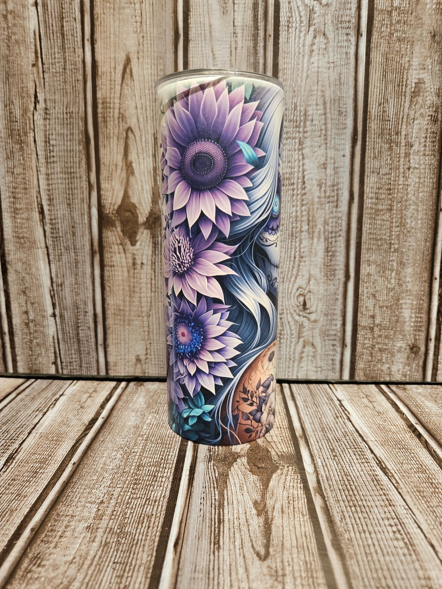 Sugar Skull Chick Tumbler