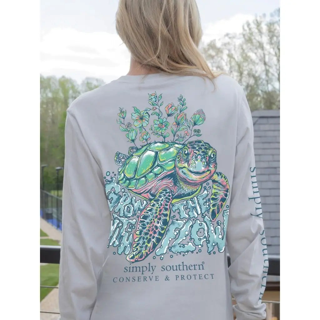 Simply Southern-Turtle-GROW-Long sleeve