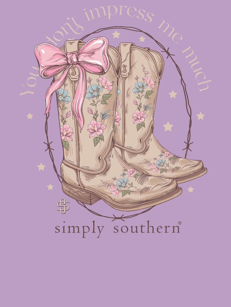 Simply Southern-Impress-Lilac-Long Sleeve