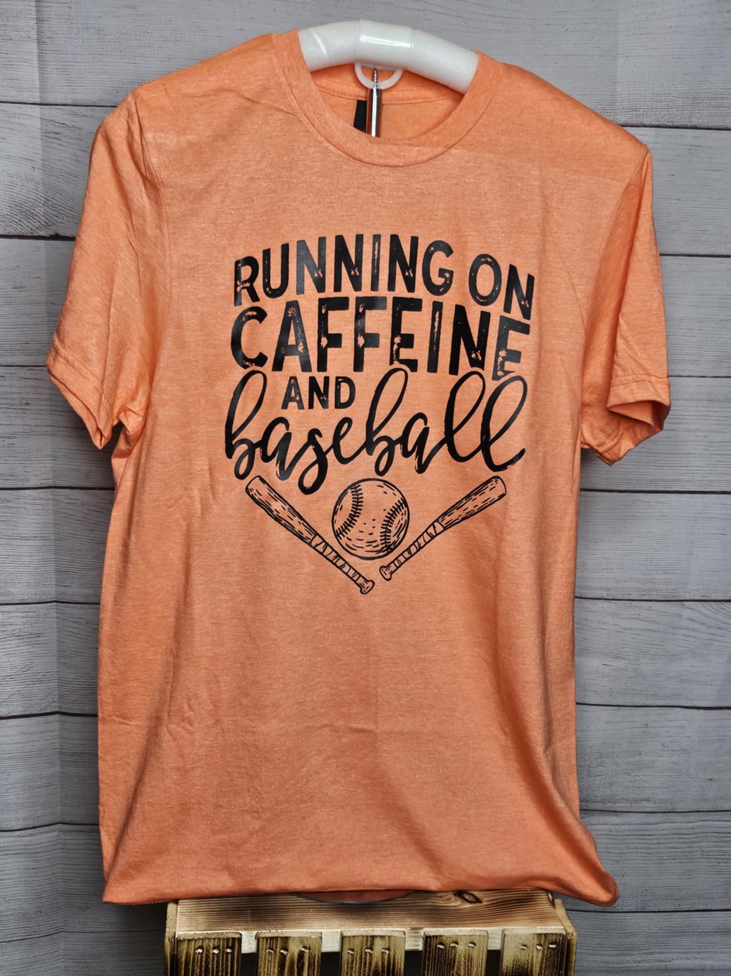 Caffeine and Baseball T-shirt