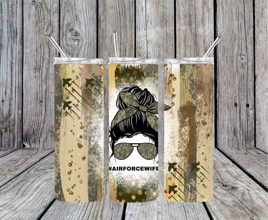 Air Force Wife Tumbler