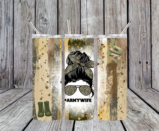 Army Wife Tumbler