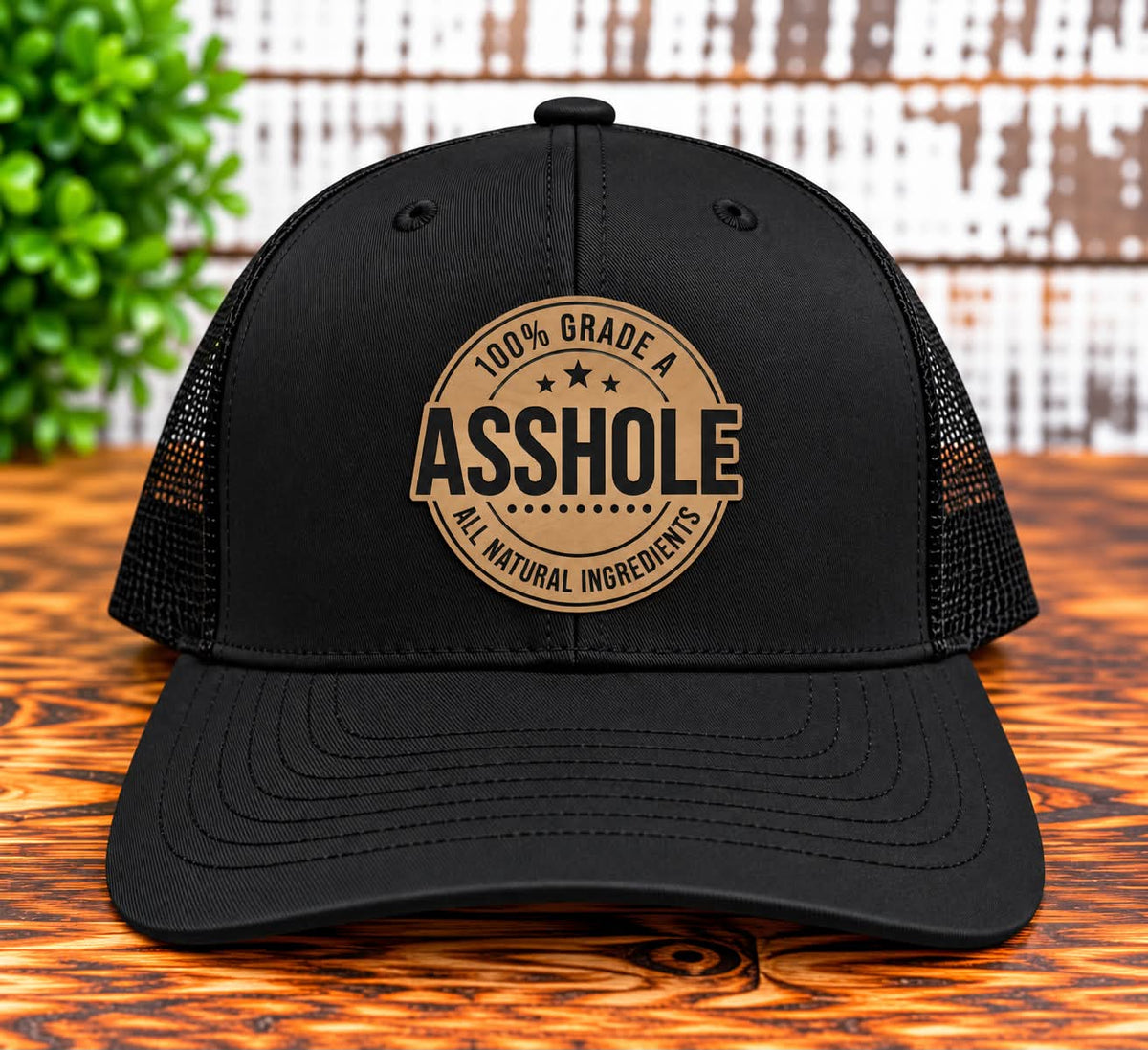 100% Grade A Asshole Hat