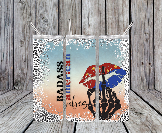 Badass American Vibes Tumbler