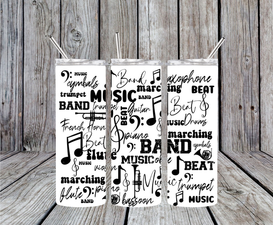 Band Music Tumbler
