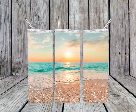Beach Sunset Tumbler