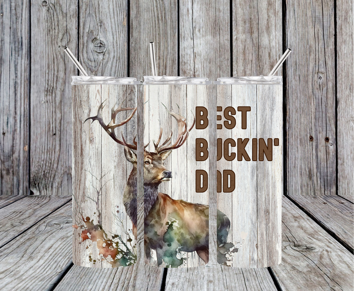 Best Buckin' Dad Tumbler
