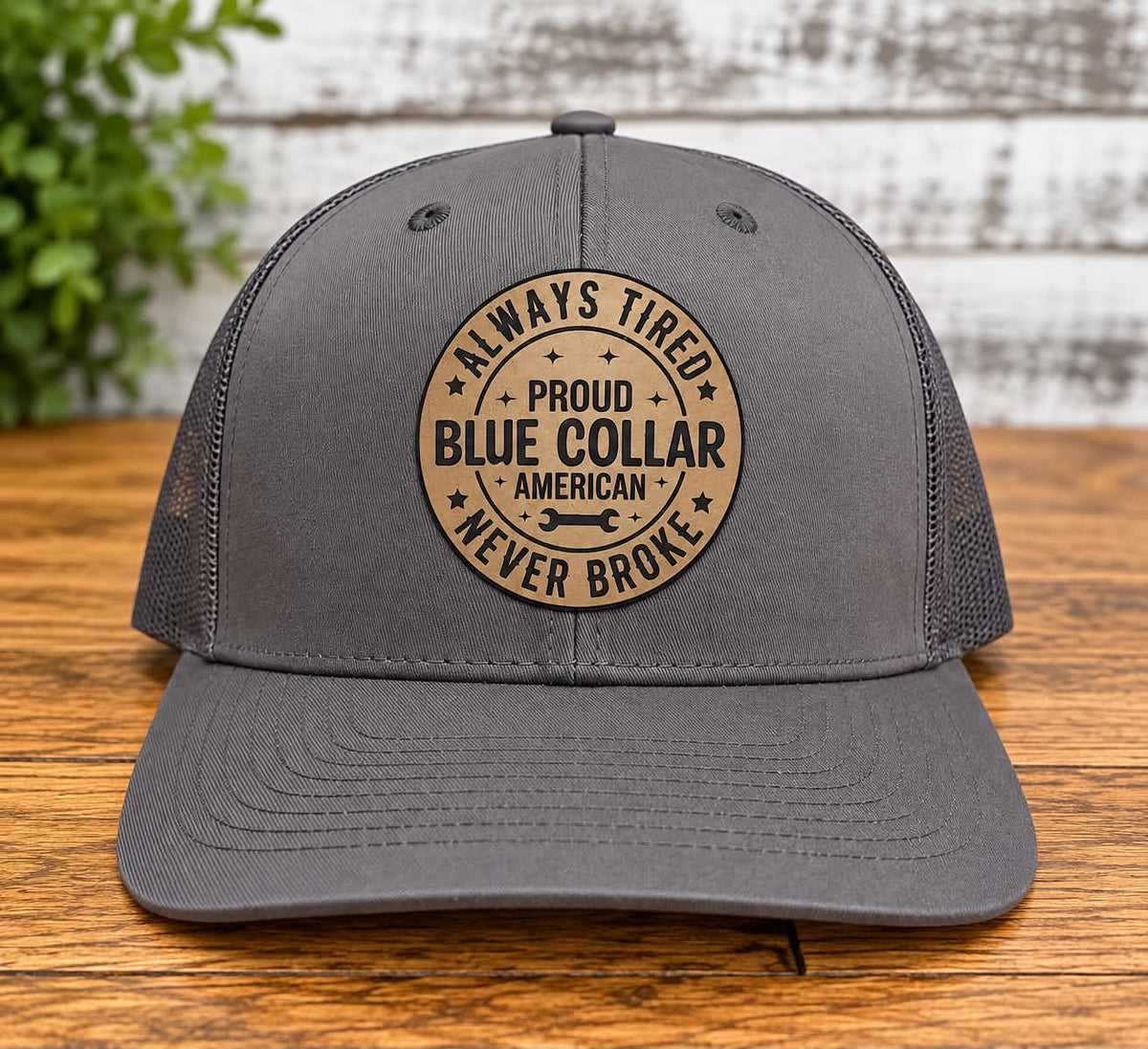 Blue Collar Never Broke Hat