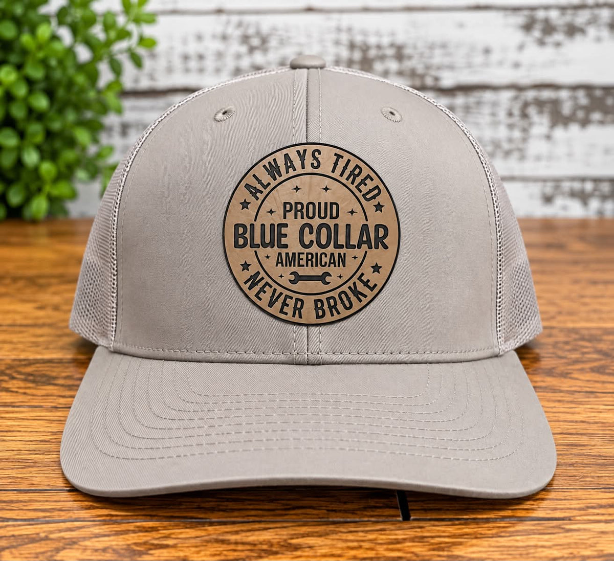Blue Collar Never Broke Hat