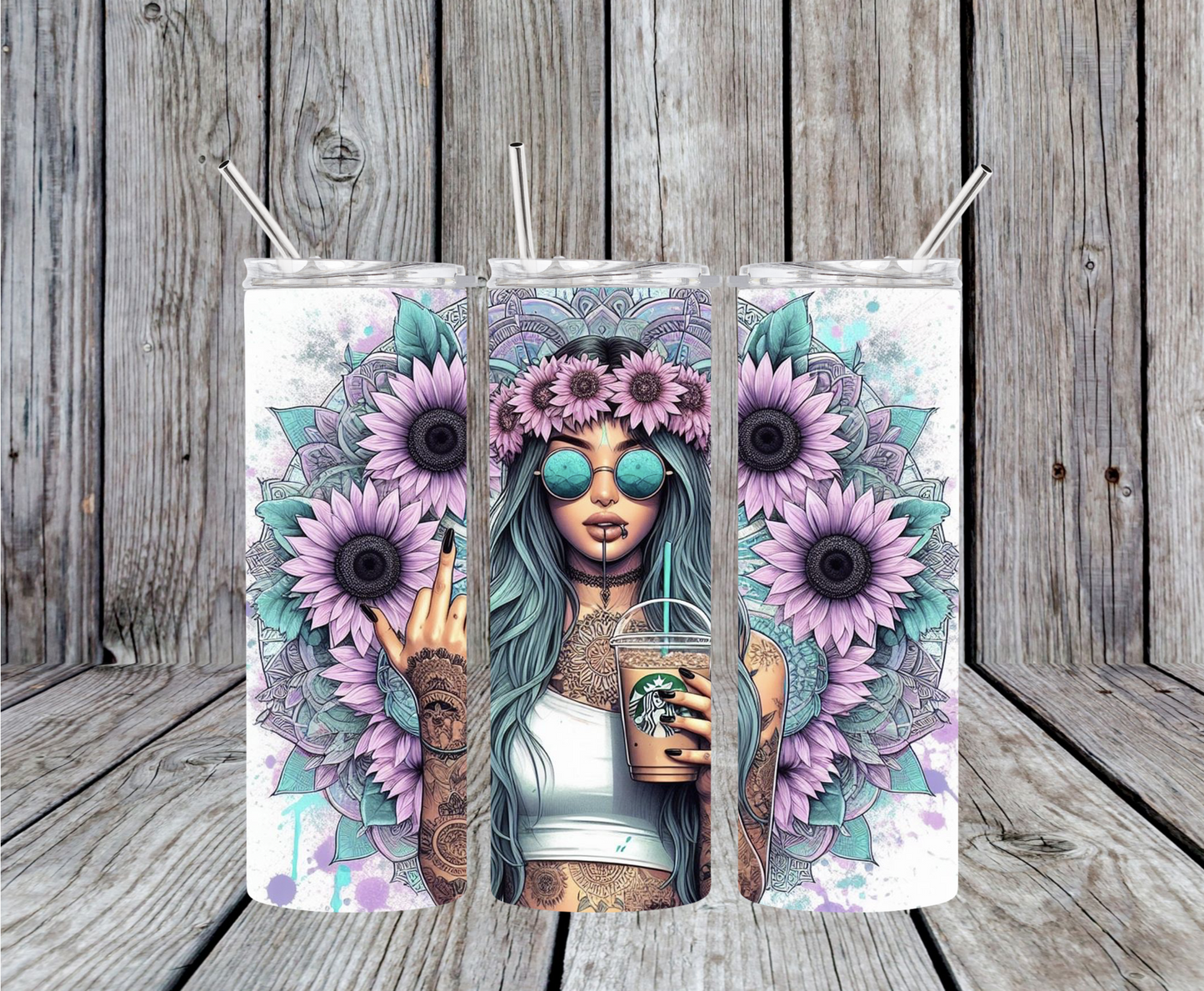 Hippie Chick Tumbler