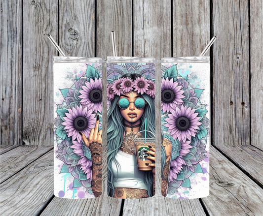 Hippie Chick Tumbler