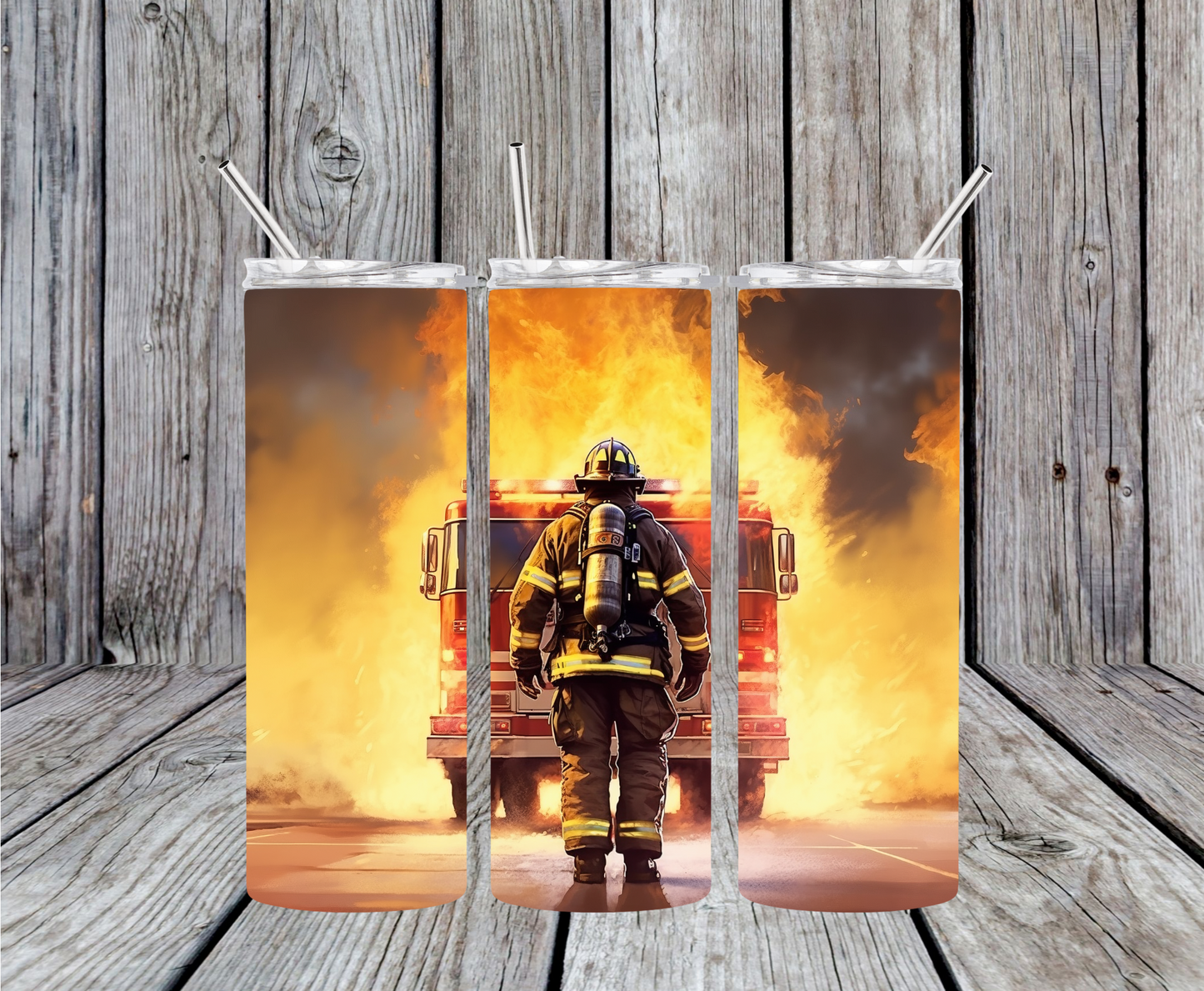Fire Fighter Tumbler