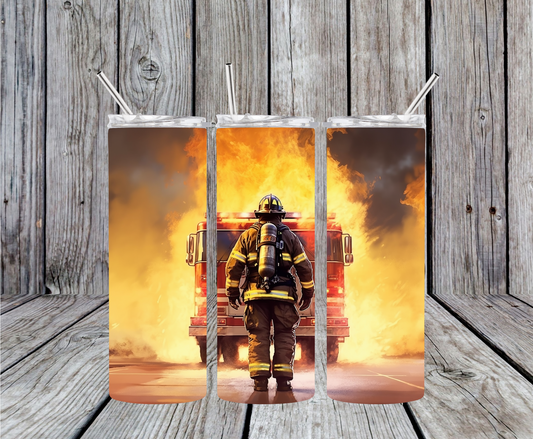 Fire Fighter Tumbler