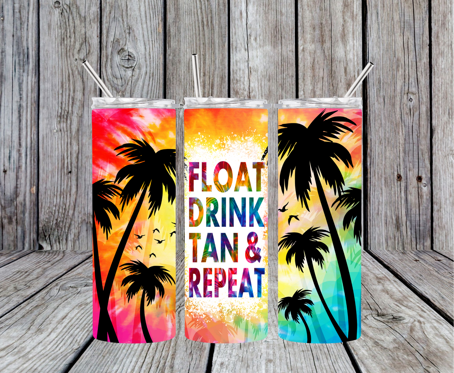 Float Drink Tan Repeat Tumbler