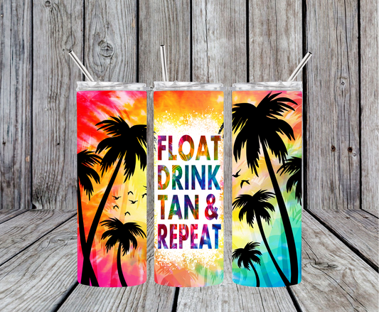 Float Drink Tan Repeat Tumbler