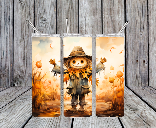 Happy Scarecrow Tumbler