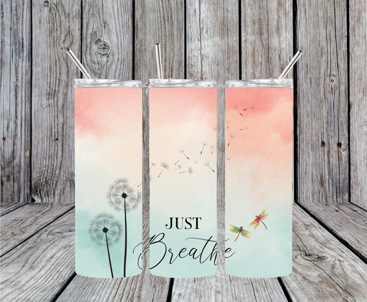 Just Breathe Tumbler