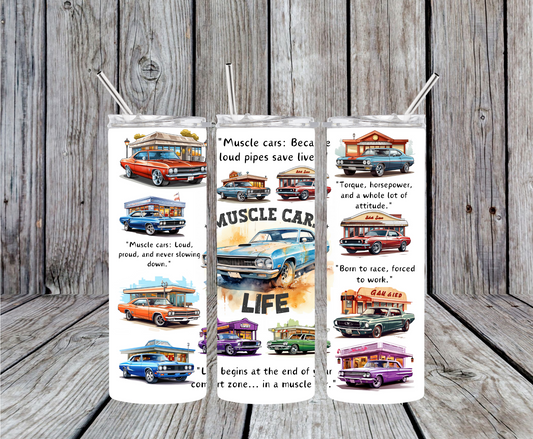 Muscle Car Tumbler