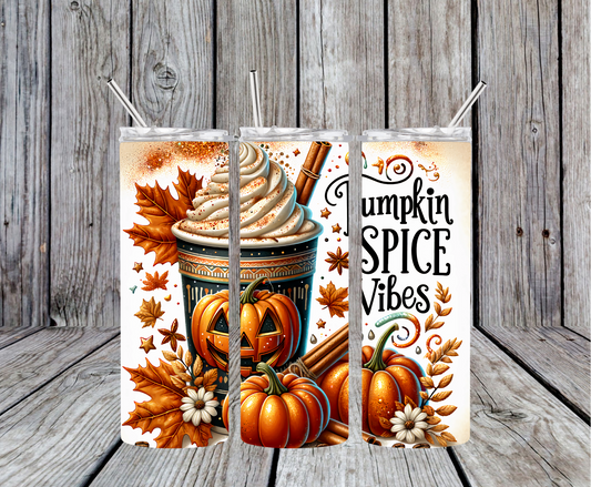 Pumpkin Spice Vibes Tumbler