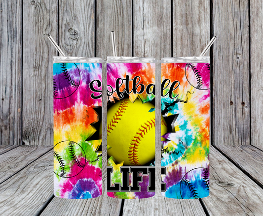 Softball Life Tumbler