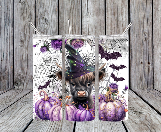 Highland Cow Witch Tumbler