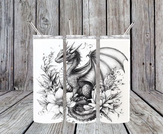 Black Dragon Tumbler
