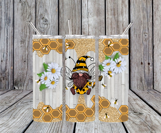 Daisy and Gnome Tumbler
