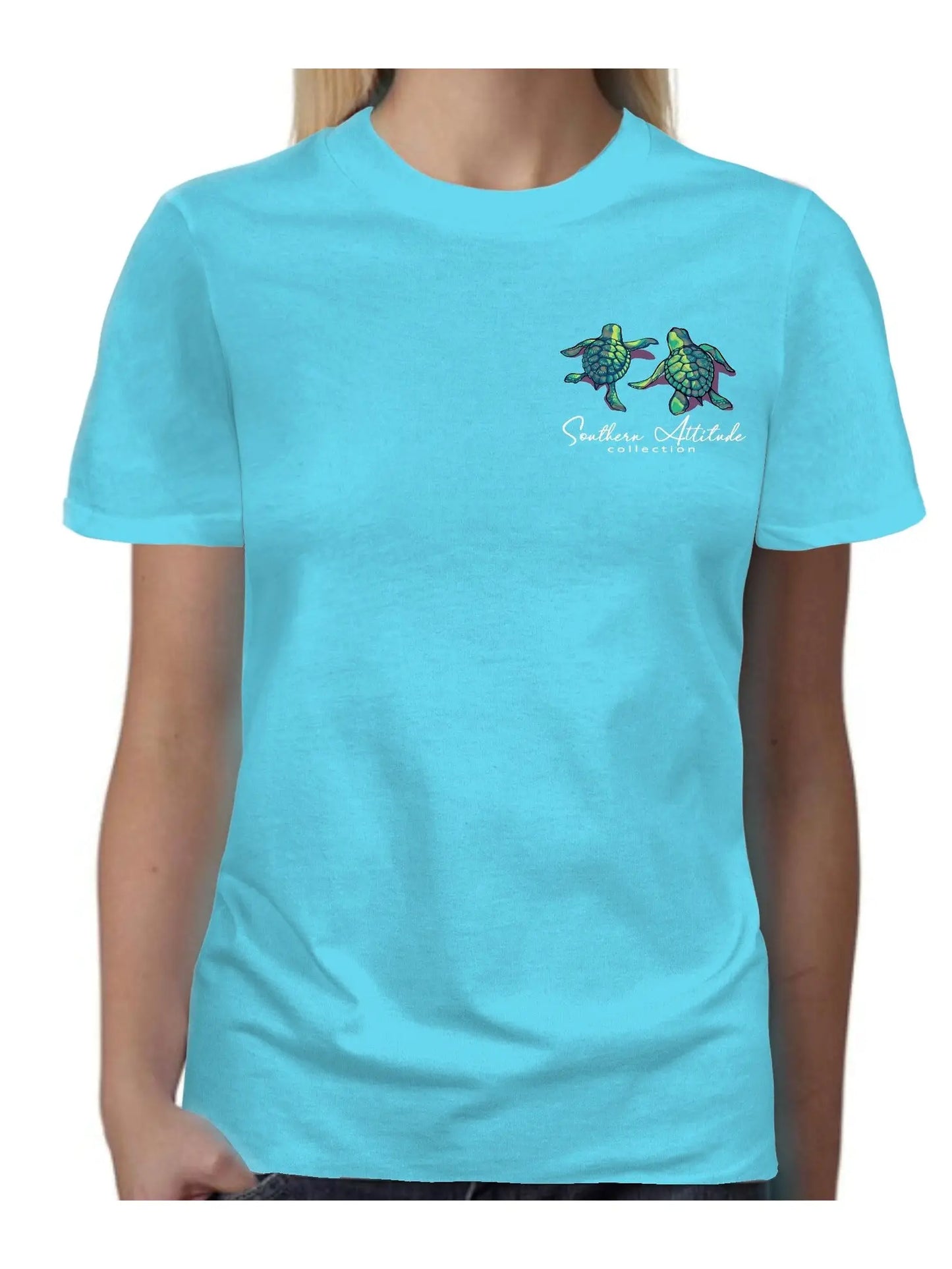 Salty Since Birth - Sky Blue T-shirt