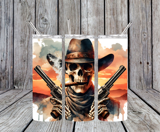 Outlaw Cowboy Tumbler