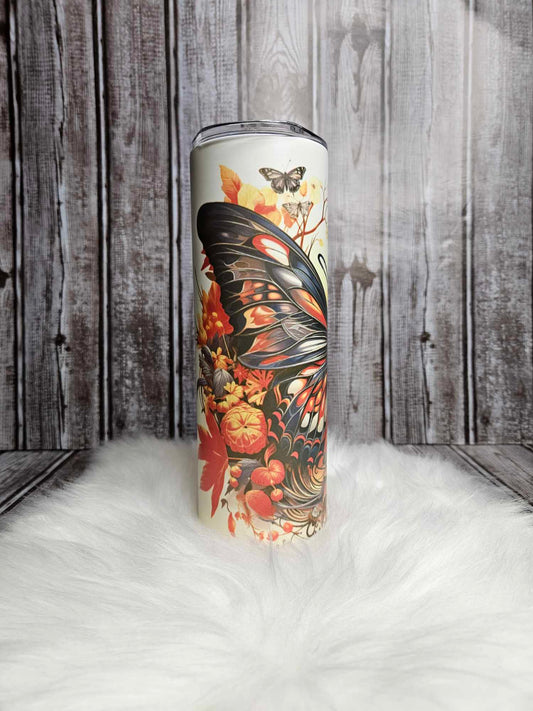 Fall Butterfly Tumbler