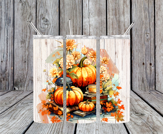 Rustic Pumpkin Tumbler